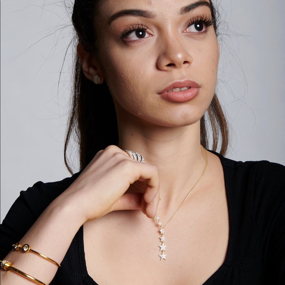 Falling Star Crystal Necklace